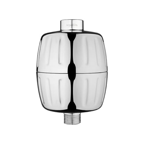 Aquabliss SF500 Daily Essential+ Shower Filter - Chrome | Heavy-duty filtration reduces chlorine, sediment & heavy metals. Built for tougher water. Maintains water pressure. - color: Chrome