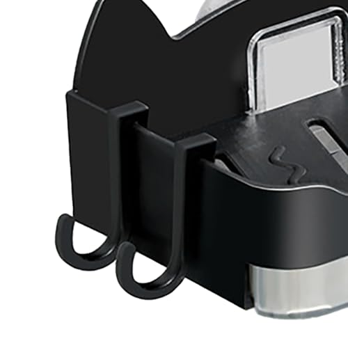Cat Modeling Wall Mounted Holder, Drainage Dish for Bathroom with Cute Design, Sturdy Plastic Material, Practical Usage (Black) - color: Black