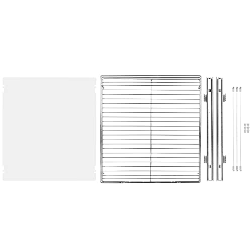VEVOR 21.5" Wx21 Dx3.5 H Pull Out Cabinet Organizer, Heavy Duty Slide Out Pantry Shelves, Chrome-Plated Steel Roll Out Drawers, Storage for Home, Under Sink, 23" Wx22 Dx7 H Install Size for Cabinet - size: 21.5"Wx21"D