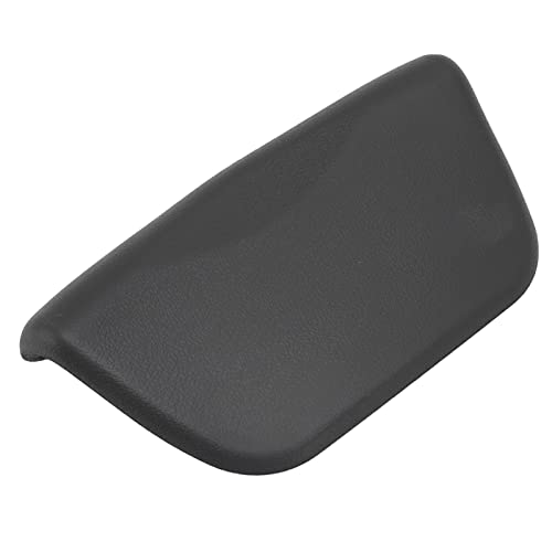Non Slip Bathing Pillow with Suction Cups Ergonomic Design for Neck and Back Protection Suitable for Long Term Use PU Black 10.2 X 5.9 in Bathroom Spa