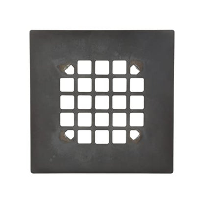 Danco 11046 Snap-In Shower Strainer & Drain Cover, Oil Rubbed Bronze - color: Oil Rubbed Bronze, size: Square [Pack of 1], style: Shower