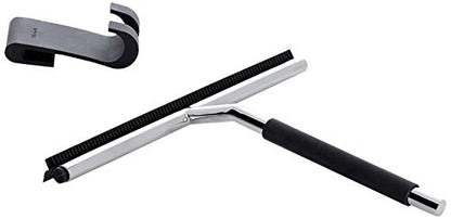 Blomus Lavea Shower Squeegee with Hanger - color: Stainless Steel