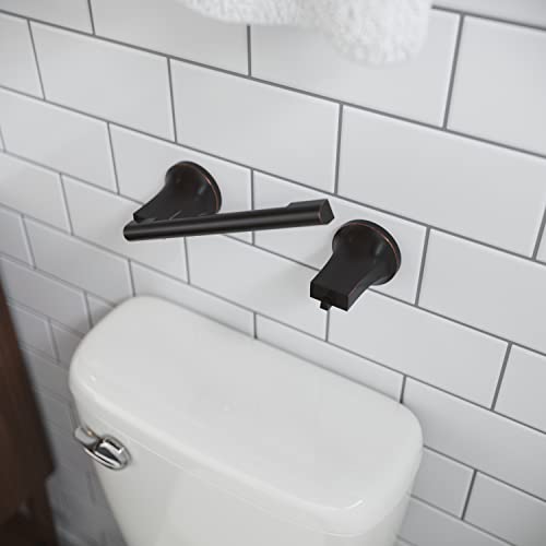 Pfister Pfirst Modern Toilet Paper Holder, Bathroom Tissue Holder, Wall-Mounted, Screw-In, Tuscan Bronze Finish, BPHPFM0Y (Pack of 3) - color: Tuscan Bronze, size: 3 Pack