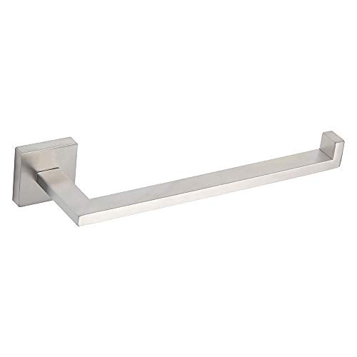 GERZWY SUS 304 Stainless Steel Hand Towel Holder Modern Bathroom Towel Ring Wall Mounted Brushed Finish IG1806-LS - color: Brushed