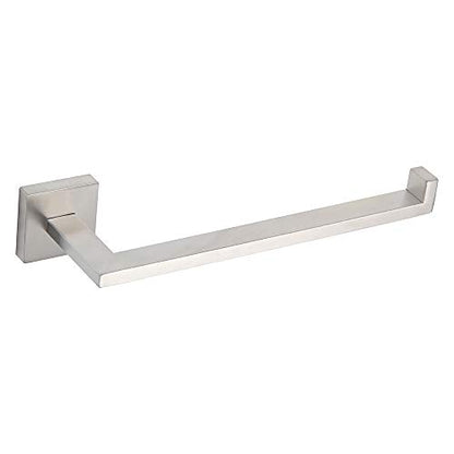 GERZWY SUS 304 Stainless Steel Hand Towel Holder Modern Bathroom Towel Ring Wall Mounted Brushed Finish IG1806-LS - color: Brushed