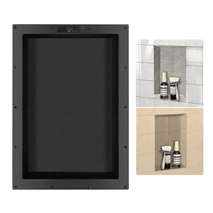 Ready Tile Shower Niche Shelf 17"X25"X4"（Inside 14"X22"） - - Water and Leak Proof Large Wall Niche Insert