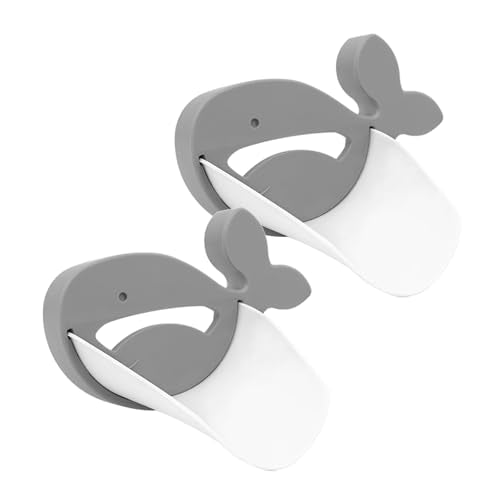 Faucet Extender for Toddlers, Gray, 2 Pack | Kitchen and Bathtub Sink, Universal Sink Handle Extenders, Fun Hand-Washing, For Babies, Toddlers and Kids