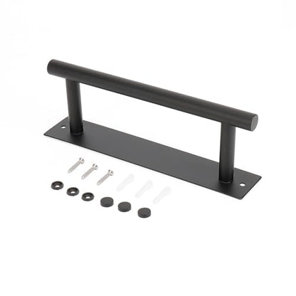 NearMoon Self Adhesive Hand Towel Holder/Towel Ring, Stainless Steel Hand Towel Bar Rustproof Stick on Wall-Towel Rack for Bathroom/Kitchen, Sticky and Wall Mounted (1, Matte Black) - color: Matte Black