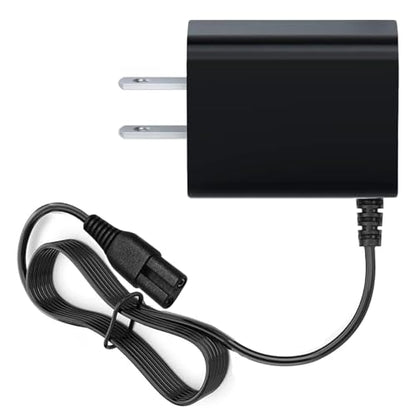 UpBright 2-Prong 9V AC/DC Adapter Compatible with LABIGO LA2 LA3 Pro KS-2629 KS-2639 7.4V 2500mAh Li-ion Battery Electric Bathroom Spin Scrubber Cordless Shower Cleaning Brush Power Supply Charger PSU