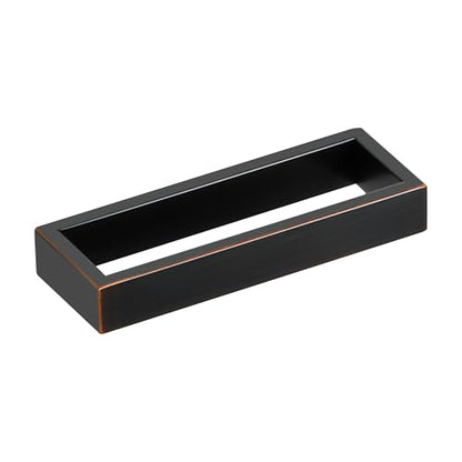 Sayayo Oil Rubbed Bronze Towel Bar for Bathroom, 8 Inch Hand Towel Holder Wall Mount Square Towel Ring SUS304 Stainless Steel Towel Rack - color: Oil Rubbed Bronze, size: 8 INCH