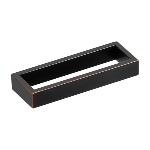 Sayayo Oil Rubbed Bronze Towel Bar for Bathroom, 8 Inch Hand Towel Holder | Wall Mounted Towel Rack SUS304 Stainless Steel , Square Kitchen Towel Ring - color: Oil Rubbed Bronze, size: 8 INCH
