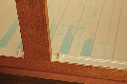 REV-A-Shelf Silver Polymer Trim-to-Fit Drip Tray for 27" - 30" Sink Base Cabinets - color: Silver, size: 28.5" x 23.3" x 0.8"