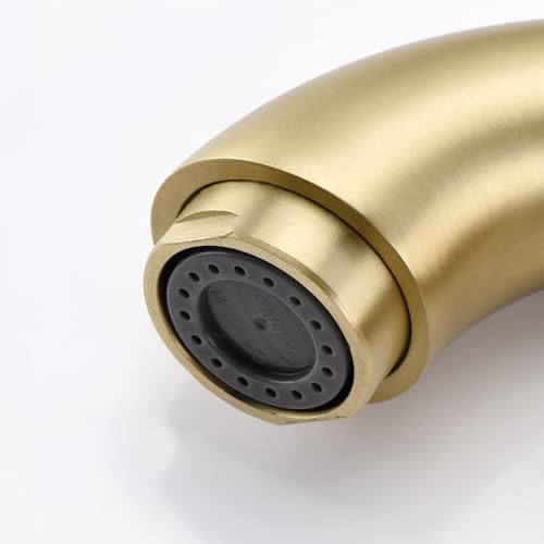 sumerain 8 Inch Widespread Bathroom Faucet 3 Hole 2 Handle Bath Faucet Brushed Gold - color: Brushed Gold