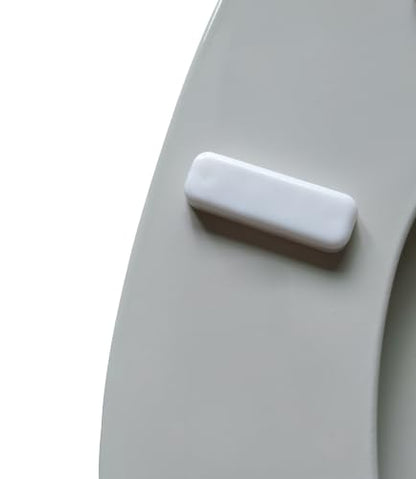 American Dream 17" MDF Toilet Seat – Beige Finish, Durable Medium-Density Fiberboard Construction with Easy-Install Hardware and Standard Round Fit - color: Beige