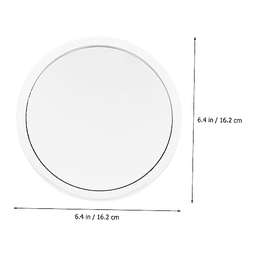 GALPADA Round Magnifying Mirror Lighted Makeup Mirror Suction Cup Vanity for Bathroom