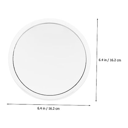 GALPADA Round Magnifying Mirror Lighted Makeup Mirror Suction Cup Vanity for Bathroom