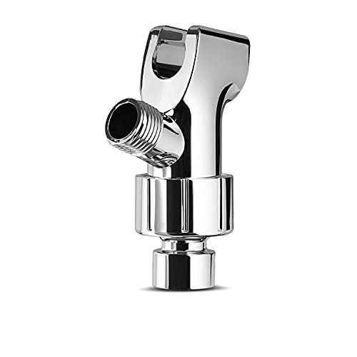 Shower Arm Holder for Handheld Shower Head, Adjustable Mount Bracket, G 1/2 3-Way Shower Arm Adapter with Swivel Ball,Universal Mount,Arm（abs） - color: Arm（ABS）