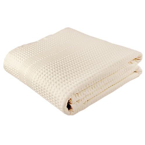 GILDEN TREE Waffle Bath Sheet Large Bath Towels Quick Dry Thin Body Towels, 40x80 Oversized Bath Towels for Adults, Classic Style (Cream) - color: Cream, size: Bath Sheet