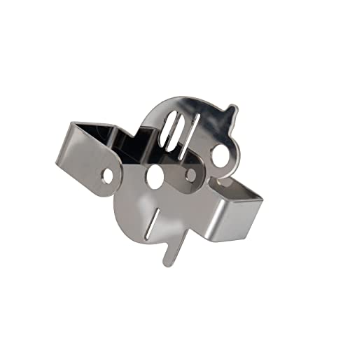 Camco Life is Better at The Campsite Over-The-Cabinet Hooks | Convenient to Use and Fits 3/4-inch Thick Cabinet Doors | Made of Stainless Steel | 2-Pack (53382), Silver, Small - size: Small