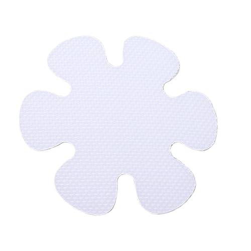 Jiawu Bathtub Stickers, Water Proof Safety Anti Slip Shower Stickers, Safety Bath Decals with 24 Pcs Flower and Scraper for Bathroom Bathtub Shower Pool Stairs