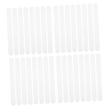 36pcs Non Slip Bathtub Stickers Transparent Adhesive Safety Strips for Shower Pool Stairs Flat Surfaces Soft Peva Material Slip Resistant Decals for All Ages
