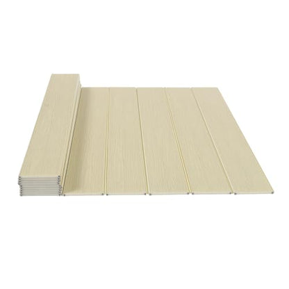 59x27.5in Bathtub Tray, Foldable Bathtub Cover Bath Insulation Cover, PVC Dustproof Shutter Bath Lid Cover Fit Most Tubs, Can Hold Wine Glass, Books, Tablets, Cellphones,Wood Grain - color: Wood Grain, size: 59x27.5in