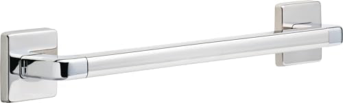 DELTA FAUCET BathSafety: 18" Angular Modern Decorative ADA Grab Bar 41918, Polished Chrome - color: Polished Chrome, size: 18 Inch