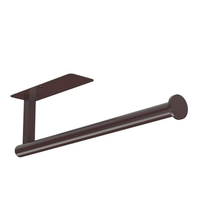 Paper Towel Holder Under Cabinet No Drilling, Self Adhesive Paper Towel Holder Wall Mount for Kitchen Rack, Under Counter Napin Holder No Drill, RV, 304 Stainless Steel, Oil Rubbed Bronze - color: Bronze