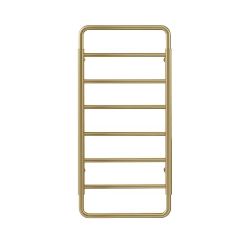 Swiss Madison Ivy 8-Bar Electric Towel Warmer Heated Towel Racks for Bathroom in Brushed Gold - color: Gold