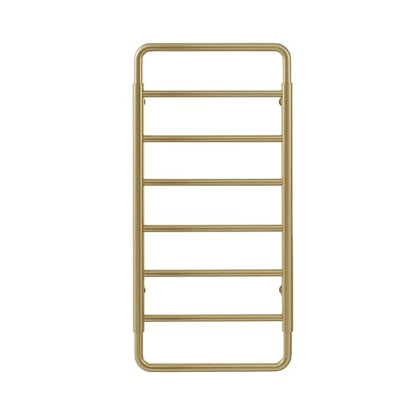 Swiss Madison Ivy 8-Bar Electric Towel Warmer Heated Towel Racks for Bathroom in Brushed Gold - color: Gold