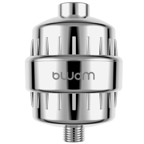 15 Stage Shower Filter - Shower Head Filter - bwdm Hard Water Filter, Remove Chlorine Heavy Metals and other Impurities, Vitamin C Water Softener Reduces Dry Itchy Skin, Dandruff (Chrome) - color: Chrome, style: Standard Formula