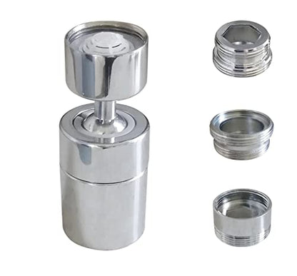 Big Angle Rotate Kitchen Sink Faucet Aerator,kitchen faucet nozzle aerator,faucet extender, 360 degree swivel sprayer for sink tap head.(80° Angle 3 adapters) - color: 80° Angle 3 adapters