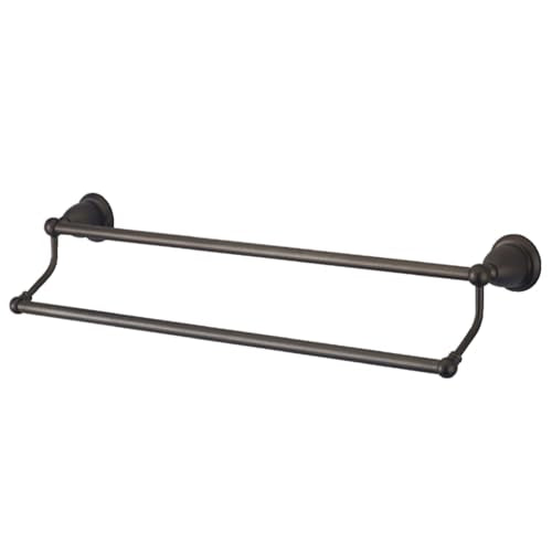Kingston Brass BA175318ORB Heritage 18-Inch Double Towel-Bar, Oil Rubbed Bronze - color: Oil Rubbed Bronze