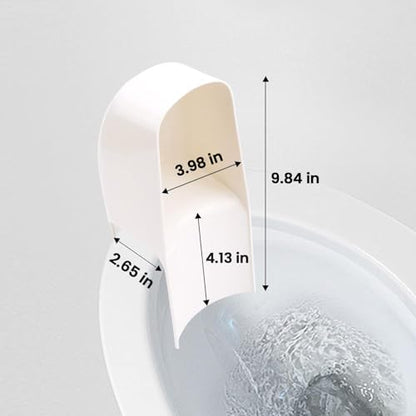 Toilet Splash Guard Urine Diverter - Anti-Splash Pee Guard for Toilet Seat | Upgraded Toilet Seat Pee Guard, Ideal for Men, Elderly, Disabled & Boys Potty Training,Bathroom Hygiene Cleanliness Accessory