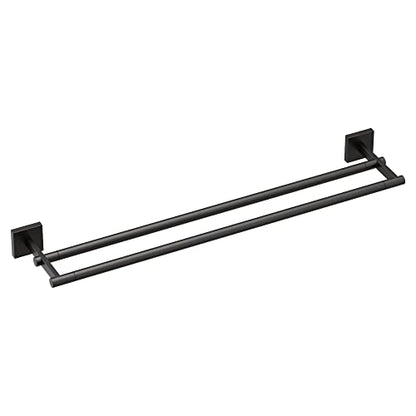 Moen BP1822BL Triva 24" Double -Towel Bar, Matte Black - color: Matte Black