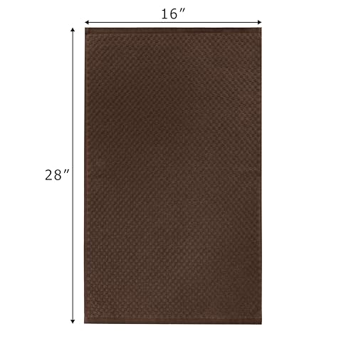 COTTON CRAFT Amazing Kitchen Towel - 12 Pack 100% Cotton Waffle Terry Towel | Harvest Rust Green Gold Brown -16x28 Euro Café Waffle Weave Soft Absorbent Quick Dry Low Lint Reusable Dish Cleaning Cloth - color: Harvest Multi, size: 12 Pack