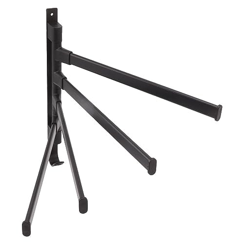 Swivel Hand Towel Bar, Swing Arm Towel Rack, 4-Arm Wall Mounted Bathroom Holder with Heavy Duty Aluminum, Rustproof & Matte Black Finish, Ideal for Bathroom (4 Arms) - color: 4 Arms
