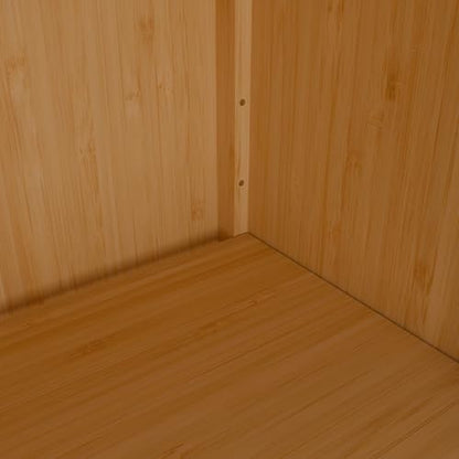 Bookcase Storage Cabinet, 41 Inch Multi-Scene Use Large Capacity Single Door Locker with One Shelf,for Kitchen Home