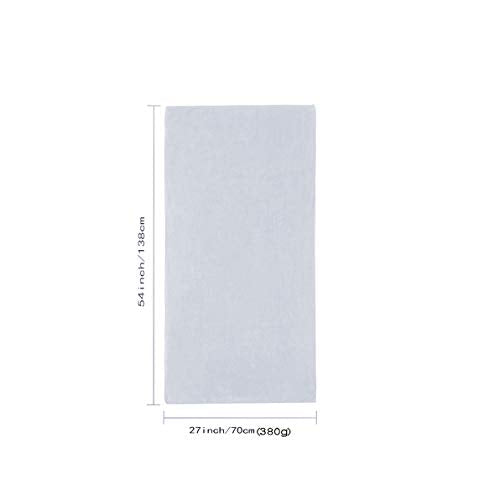 Xinrjojo Single Microfiber Quick Dry Bath Towel, Travel Sports Fitness Yoga Towel Sets for College -Gray - color: Grey