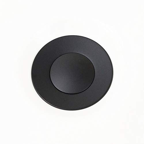 Purelux Bathroom Sink Drain Stopper Assembly with Lift Rod for Lavatory Faucet Vanity Sink, Matte Black Finish - color: Matte Black