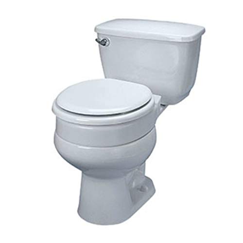 Maddak Inc. Maddak Hinged Elevated Toilet Seat, Standard (725711000), White