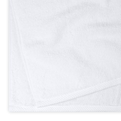 Amazon Basics 2-Piece Quick-Dry Oversize Bath Towel, 100% Cotton, 62" x 30", White - color: White, size: 2 Piece, style: Bath Sheet (Pack of 2)