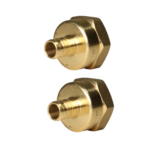 2 Pack XFITTING 1/2 inch Pex x 3/4 inch Female NPT Adapter, Pex FNPT - size: 1/2" Pex x 3/4" Female