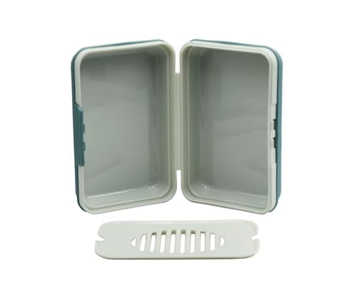 2 Pack Travel Soap Case Holder,Portable Soap Box with Draining Layer for Shower,Bathroom,Camping,Hiking,Gym - color: 2 Pack Travel Soap Case