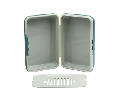 2 Pack Travel Soap Case Holder,Portable Soap Box with Draining Layer for Shower,Bathroom,Camping,Hiking,Gym - color: 2 Pack Travel Soap Case