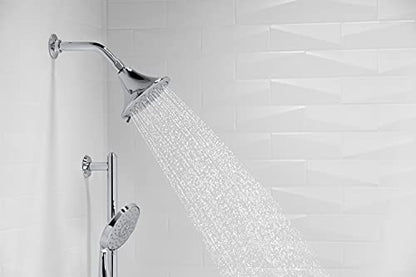 KOHLER 22169-G-BV Forte Multifunction Showerhead, Wall-Mount, 3 Spray Settings, 1.75 GPM, Vibrant Brushed Bronze - color: Brushed Bronze, size: 1.75 GPM