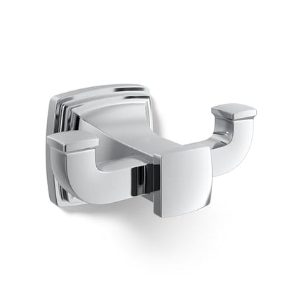 Kohler 27411-CP Riff® Double Robe Hook, Polished Chrome - color: Polished Chrome, style: Robe Hook