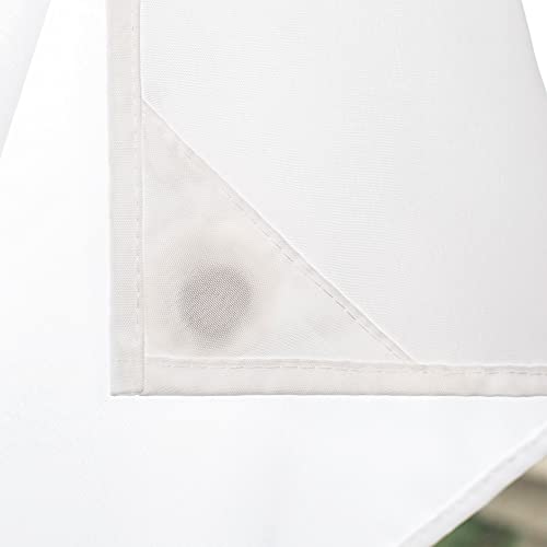 River Dream Waffle No Hook Shower Curtain with Liner,Graphite Grey,36x74 | Dotted Waffle,Snap-in Liner,Heavy Duty,Quick Dry,Mesh Top Window,With Bottom Magnets,Hotel-Grade,Washable,Small Stall Size - color: Graphite Grey, size: 36"W x 74"L (Pack of 1)