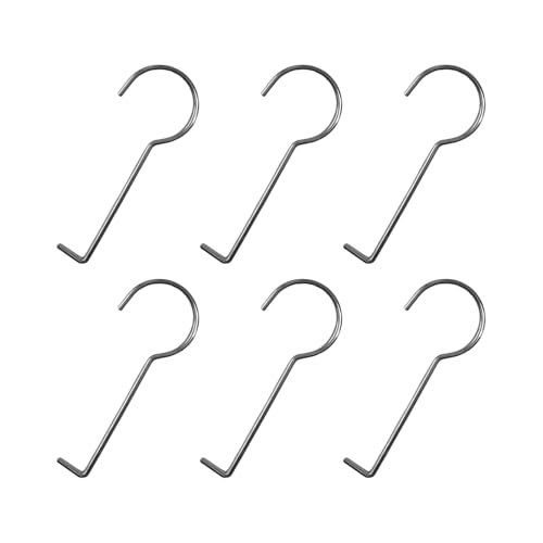 6-Pack Stainless Steel Drain Key for Linear Shower & Floor – Heavy Duty Removal Tool with Lifting Hooks, 2.5mm (0.1in) Thick, Resistant to Bending for Easy Cleaning