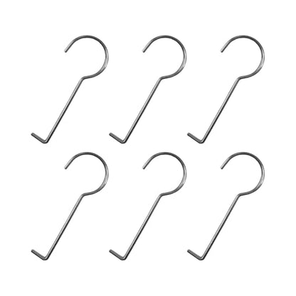 6-Pack Stainless Steel Drain Key for Linear Shower & Floor – Heavy Duty Removal Tool with Lifting Hooks, 2.5mm (0.1in) Thick, Resistant to Bending for Easy Cleaning